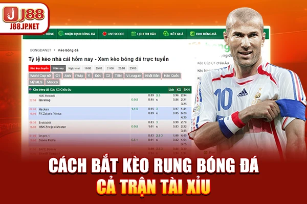 Cách bắt kèo rung bóng đá cả trận tài xỉu